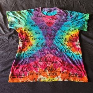 Tie Dyed Uniqlo KAWS Tee